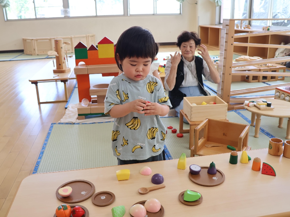 ７月の「木のぬくもり広場」の様子です。