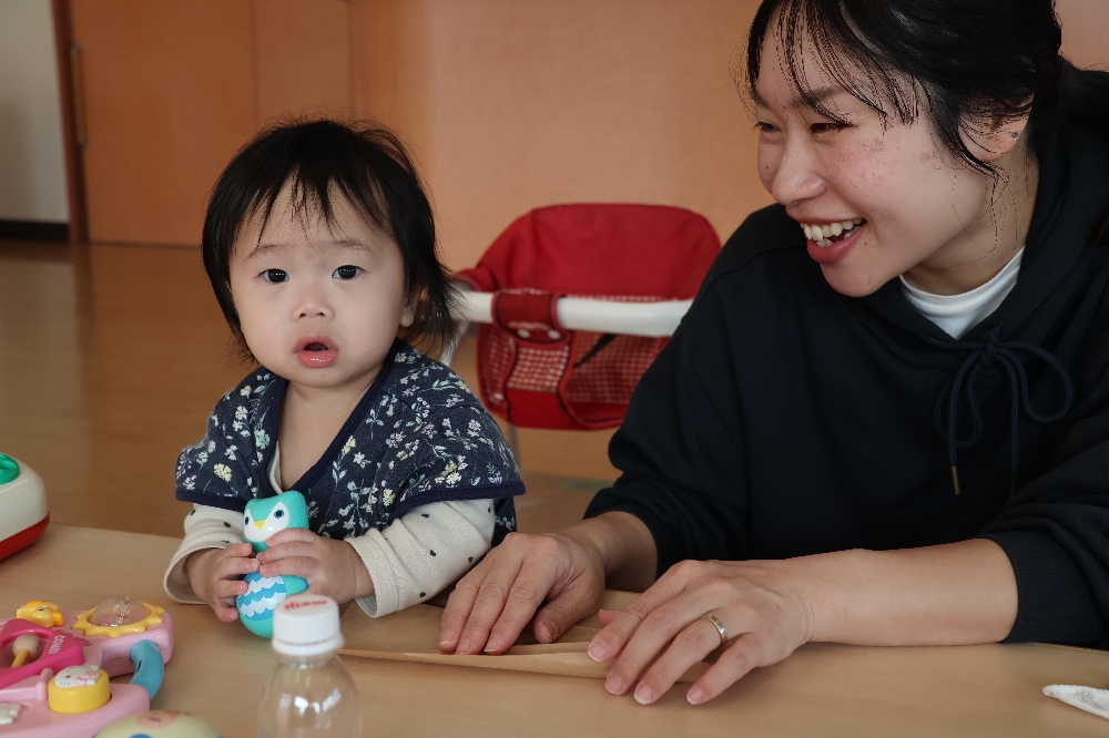 12月子育て支援センター「さくらの森」お正月飾り