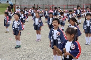 ５月２３日に幼年消防隊入隊式を行きました